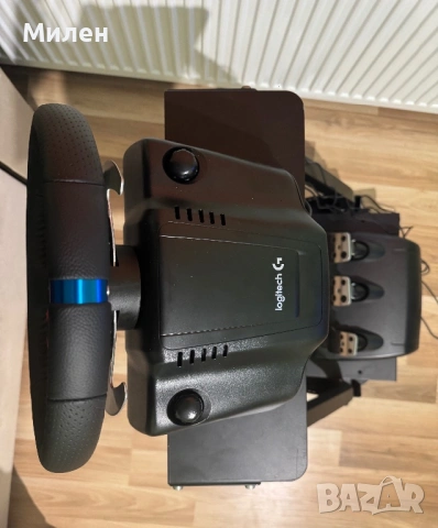 Волан, педали и стойка - Logitech G29, снимка 2 - Джойстици и геймпадове - 53064428