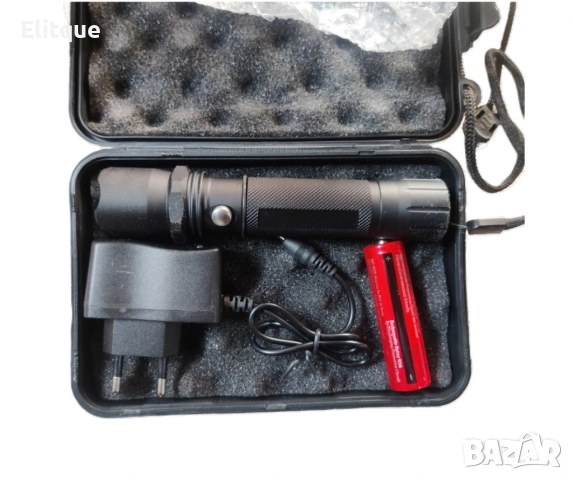 Фенерче LED 3W акумулирана светлина,  устойчиво на вода и удар,  с дълъг лъч  FL2, снимка 7 - Други - 52806650