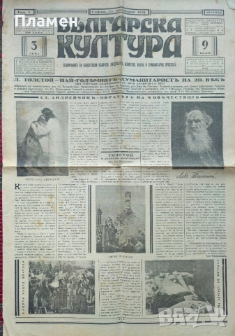 Българска култура. Год. 1: Бр. 3, 4, 6, 7, 8, 9 / 1931, снимка 11 - Антикварни и старинни предмети - 52614173