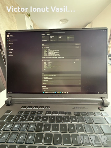 ASUS ROG Strix G16 G615 – като нов, RTX 5060, Ultra 9, 32GB RAM, снимка 6 - Лаптопи за игри - 54321076