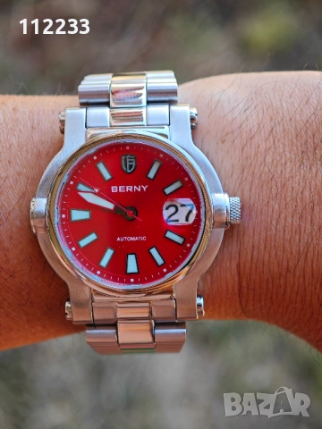 BERNY Automatic Diver Watch-Seiko NH35- ЧИСТО НОВ, снимка 9 - Мъжки - 54103966