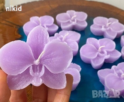 3D Орхидея Пеперуда отворен калъп силиконов молд форма фондан торта украса шоколад гипс сапун , снимка 4 - Форми - 33398548