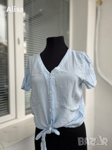 Дамска синя блуза, снимка 1