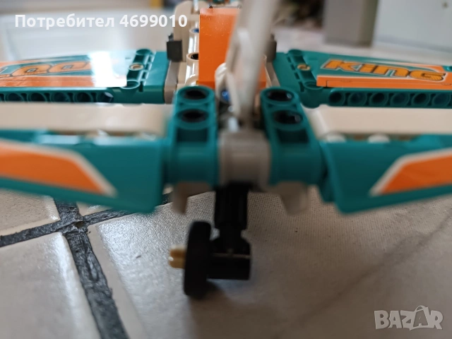 LEGO каскадьорски самолет (работещ пропелер), снимка 3 - Конструктори - 53228518