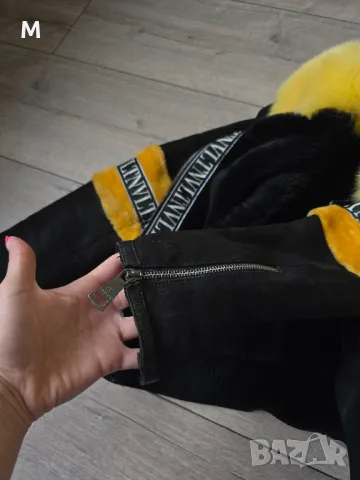 Уникално палто / яке VALENTINO от естествена кожа и естествен косъм , снимка 11 - Якета - 49269142