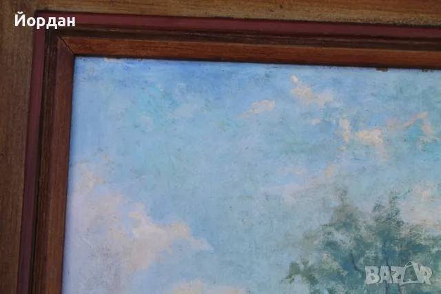 Стара Европейска картина, снимка 4 - Картини - 50099452