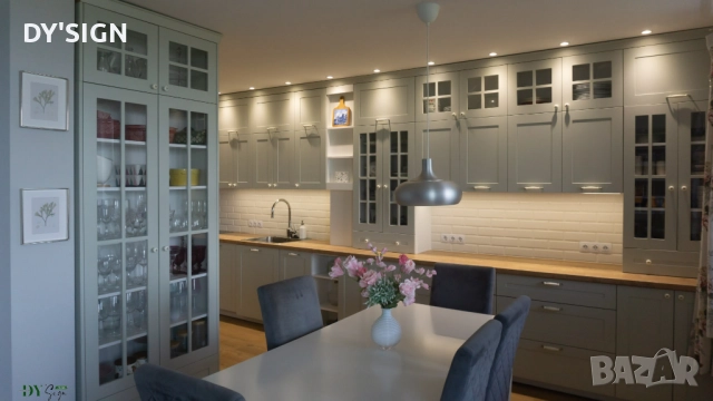 Индивидуален проект на кухня по поръчка, снимка 16 - Кухни - 49118750