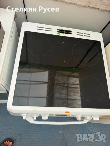 100911 beko  ГОТВАРСКА ПЕЧКА цена 70 евро -фурна на ток , 4 котлона на ток -състояние използвано / Б, снимка 2 - Печки, фурни - 56018440