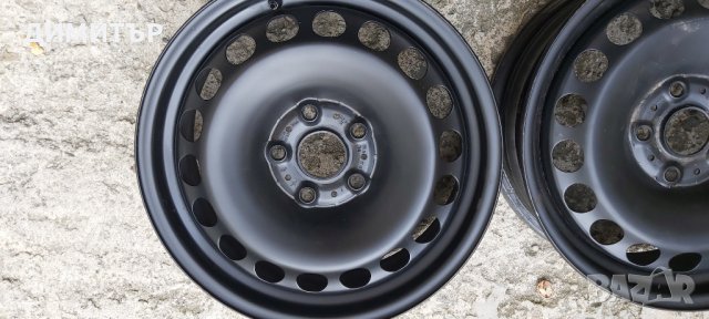 4бр. Железни джанти за VW 16ки 5X112 6.5J ET42, снимка 3 - Гуми и джанти - 34340760