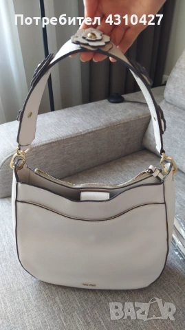 Дамска чанта Nine West в светло бежово