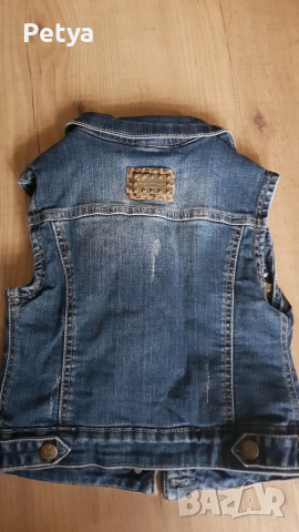 Детски дънков елек 2-3год, снимка 3 - Детски якета и елеци - 52052750