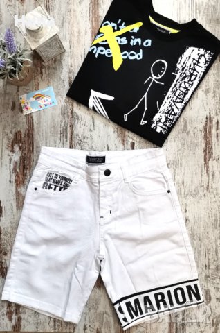 Бели дънки Marions 