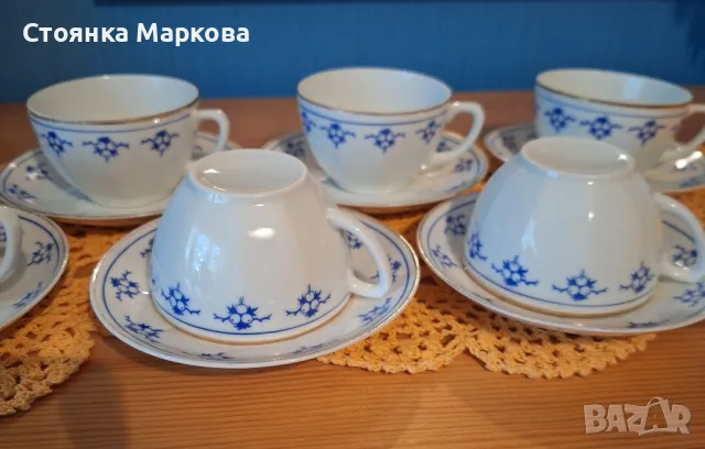 Порцеланов сервиз за кафе-Дания, снимка 4 - Сервизи - 49712512