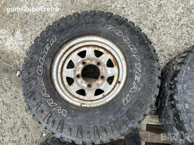 16 джанти 5х165,1 Land Rover Defender 7J et8 Goodyear 285/75/16, снимка 4 - Гуми и джанти - 53235762