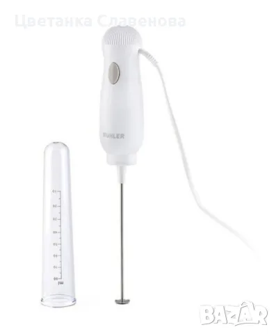 Ръчен фрапе миксер , 25W, 1 степен, бял, снимка 6 - Миксери - 55803362
