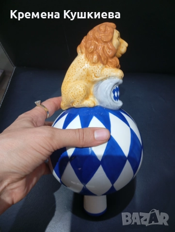 Лъв стар керамичен градинска украса , снимка 5 - Градински мебели, декорация  - 52447043