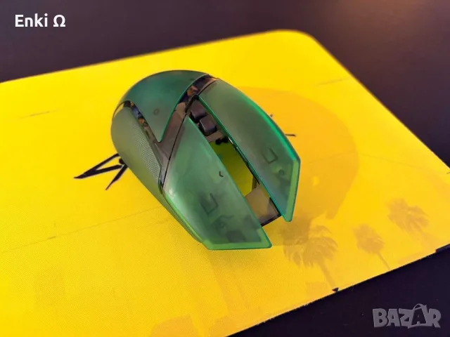Корпус (Shell) за мишка Razer Basilisk V3 Pro — Phantom Green Edition., снимка 4 - Клавиатури и мишки - 56417890