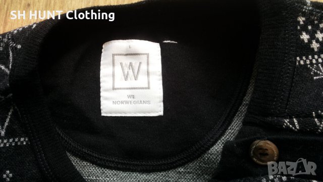 WE NORWEGIANS 100% Merino Wool размер L за лов туризъм свободно време  блуза 100% Мерино вълна - 245, снимка 11 - Блузи - 40879505