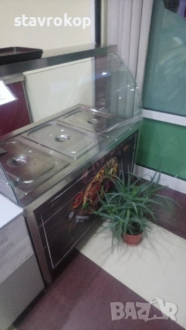 Топла витрина за 3 гастронорми, снимка 2 - Обзавеждане за заведение - 53179292