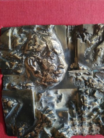 авторски барелеф-композиция георги димитров, снимка 3 - Антикварни и старинни предмети - 34033329