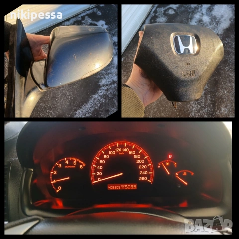 Honda accord 7 , хонда акорд - ляво огледало , километраж , airbag