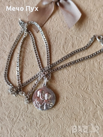 Сребърен синджир (375), снимка 2 - Колиета, медальони, синджири - 52536153