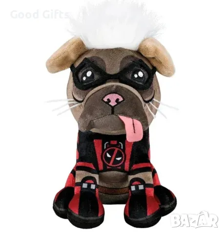 Комплект 3 броя Плюшена играчка Дедпул и Върколака + Куче Dogpool, снимка 4 - Плюшени играчки - 48423272