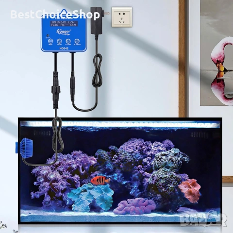 hygger 10 W DC  циркулационна помпа за воден поток Wave maker, 6 вълнови режима, снимка 9 - Оборудване за аквариуми - 53883582