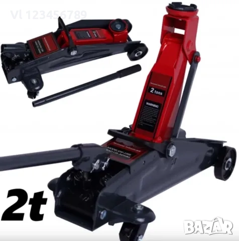 Нископрофилен крик KraftRoyal 2 тона тип крокодил