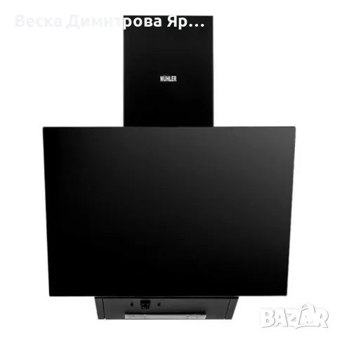 Абсорбатор, 142W, декоративен, стъкло, черен, снимка 3 - Абсорбатори - 48950469