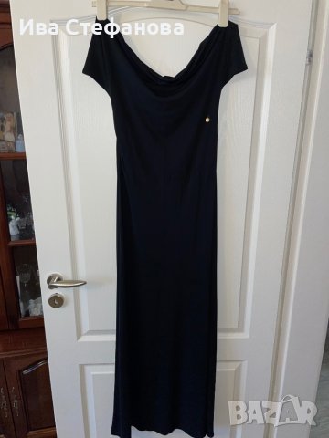    официялна черна еластична рокля с гол гръб-Ted Baker, снимка 5 - Рокли - 19917146