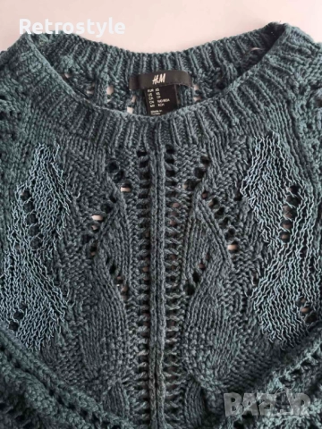 Ефектен плетен пуловер на H&M