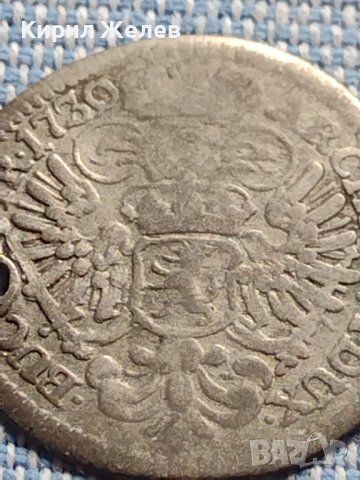 Сребърна монета 3 кройцера 1730г. Карл шести Прага Бохемия 18702, снимка 8 - Нумизматика и бонистика - 42900414