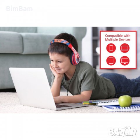 Детски слушалки SPIDER-MAN / MARVEL / Headphones, снимка 8 - Музикални играчки - 37672011
