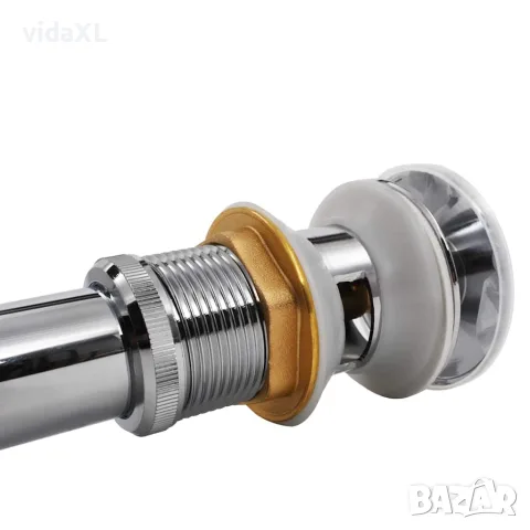 vidaXL Клик сифон за мивка, неръждаема стомана, снимка 4 - Мивки - 56146280