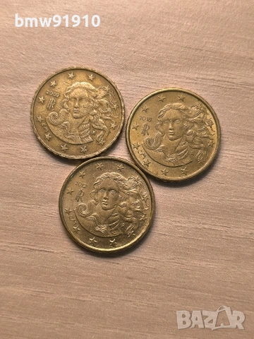 10 евроцента Италия 2002-2012-2018