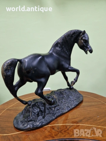 Прекрасна антикварна френска бронзова фигура статуетка , снимка 4 - Антикварни и старинни предмети - 53214113