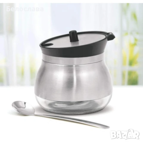 Бурканче с лъжичка за подправки, снимка 1