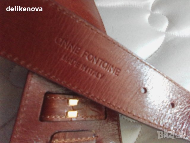 ANNE FONTAINE. Made in Italy. Страхотен кожен колан, снимка 5 - Колани - 36895024