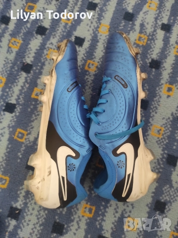 Футболни обувки Nike Tiempo Legend 10 Pro FG soar/white , снимка 4 - Футбол - 52621802