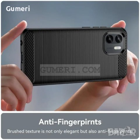 Xiaomi Redmi A1 - Силиконов Гръб - Карбон, снимка 6 - Калъфи, кейсове - 38806057