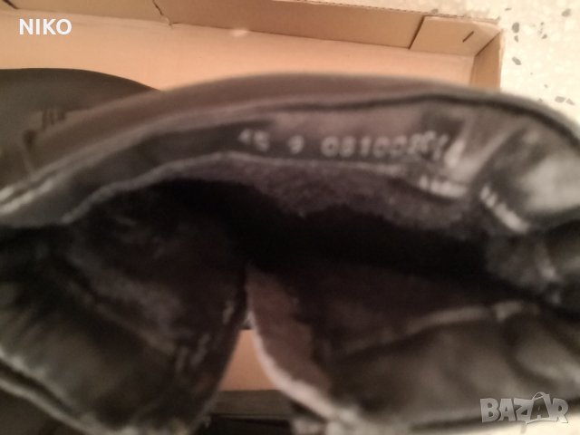 Продавам, Нови, Кожени боти с цип и подплата , снимка 8 - Мъжки боти - 35401857