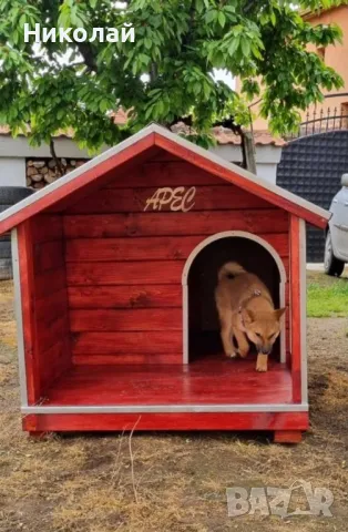 кучешка къща,къща за куче,колиба за куче,кучешка колиба, снимка 4 - За кучета - 50185593