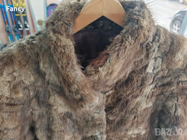 Палто естествен косъм размер M, снимка 7 - Палта, манта - 49170541