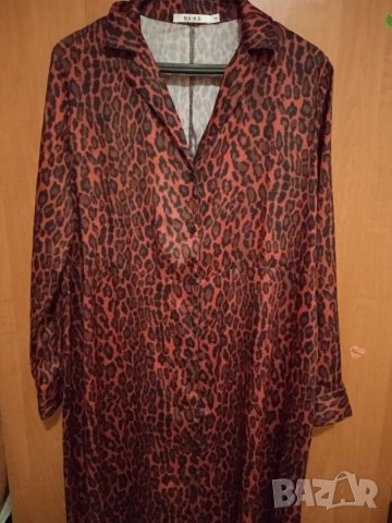 Рокля/риза и тигров десен, снимка 3 - Рокли - 38856614