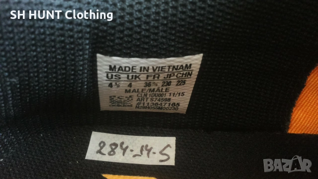 Adidas Football Boots Размер EUR 36 2/3 / UK 4 детски бутонки 284-14-S, снимка 17 - Футбол - 53115462