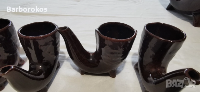 Керамичен сервиз за ВИНО, снимка 2 - Сервизи - 52179062