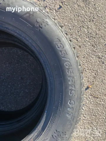  2 Зимни Гуми KUMHO 195/65/15, снимка 4 - Гуми и джанти - 48394895