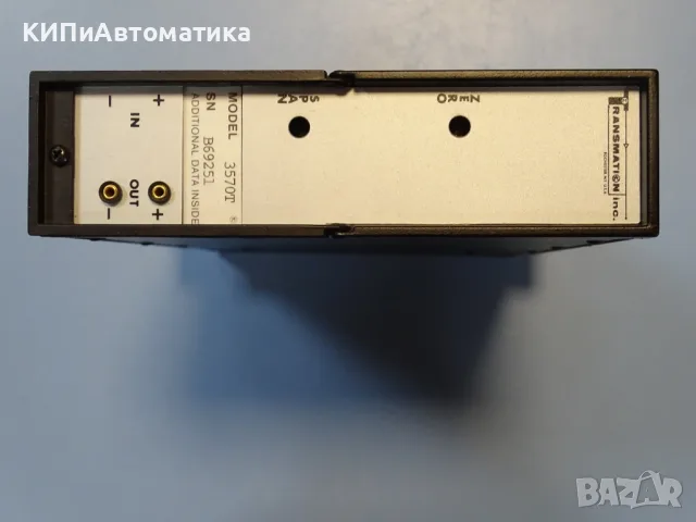 преобразовател Transmation 3570T AC current converter 0-5A AC, 4-20mA DC, снимка 5 - Резервни части за машини - 56294970