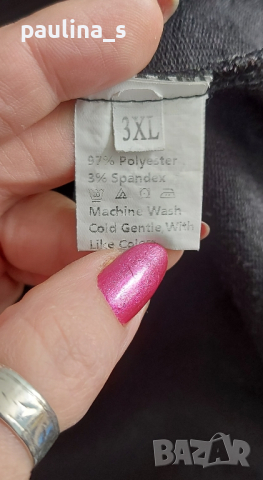 Ватирана рокля тип хууди с качулка / голям размер , снимка 7 - Рокли - 44792716